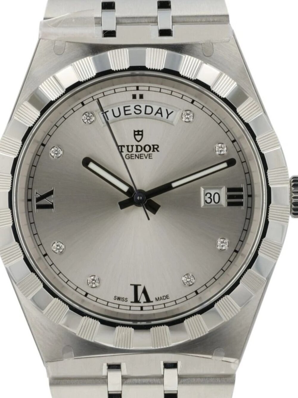 Tudor Royal Silver Dial Stainless Steel 41mm Automatic Mens Watch